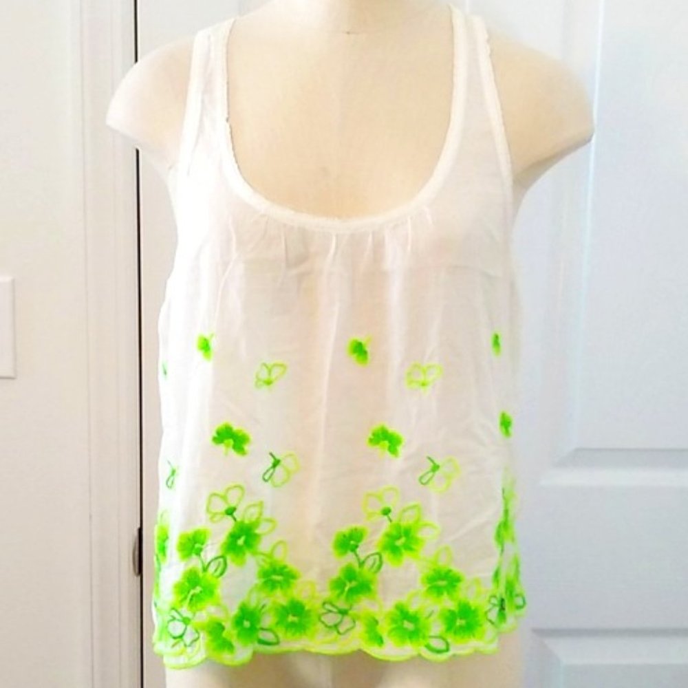 Gilly Hicks Vintage Embroidered Tank